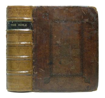 BIBLE IN ENGLISH.  The Bible . . . Translated from the Ebrew and Greeke. 1606. Bound with incomplete 1603 BCP and 1604 metrical Psal